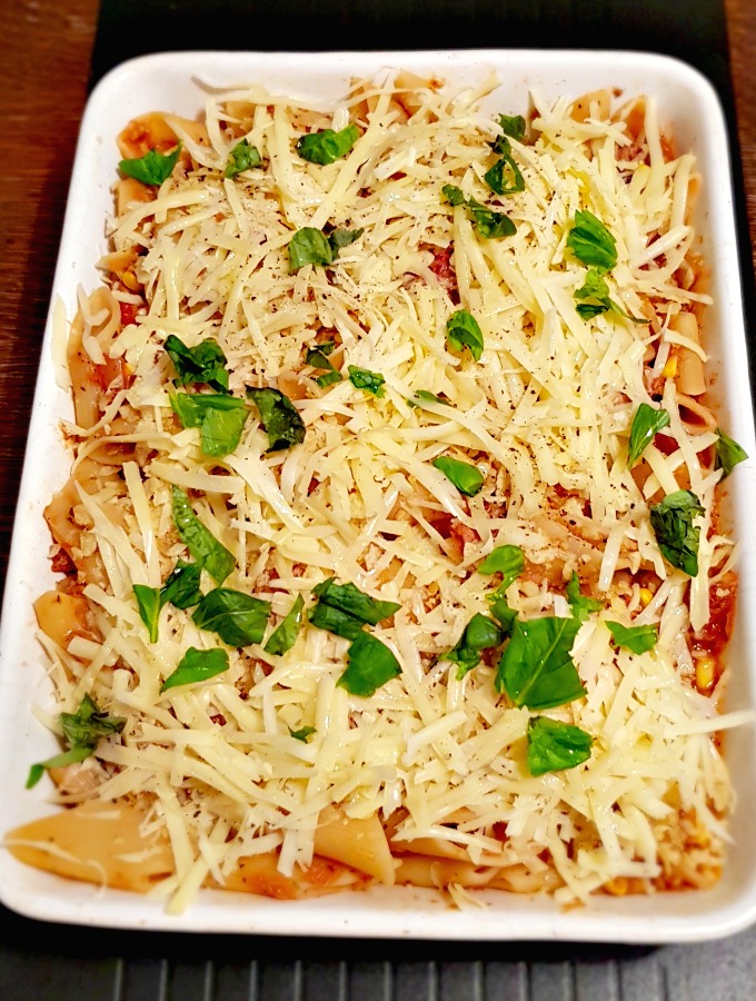 cheap tuna pasta bake