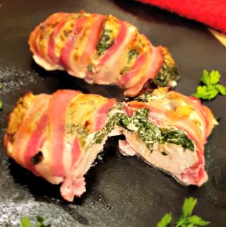 chicken wrapped in bacon