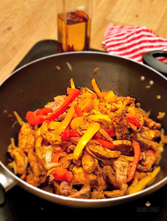 chicken fajitas