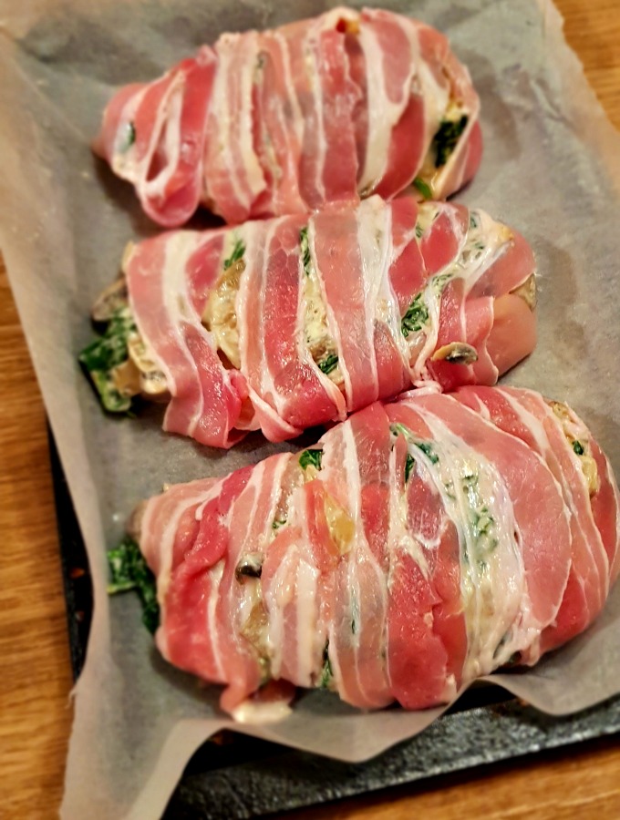 chicken wrapped in bacon