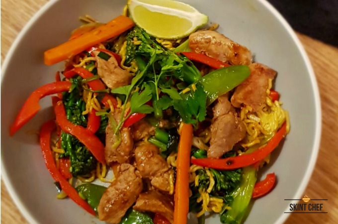 Quick and Easy Pork Stir Fry - Skint Chef