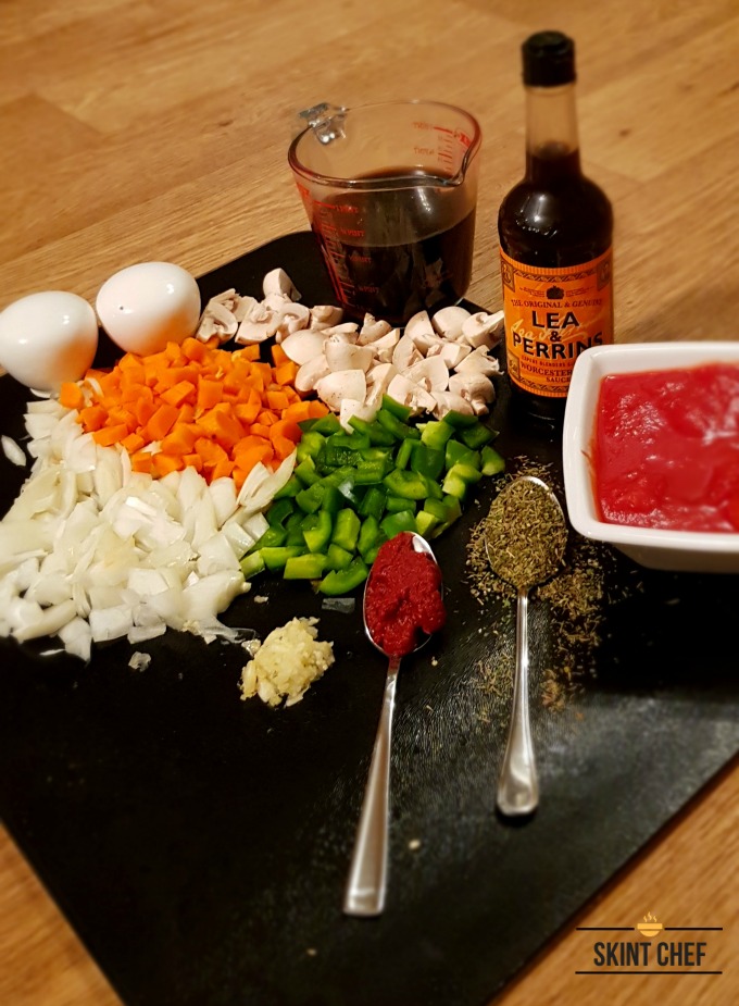 spaghetti bolognese ingredients