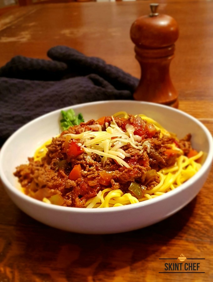 Low Cost Spaghetti Bolognese Recipe Skint Chef