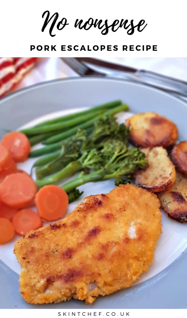 Breaded Pork Escalope Recipe with Sautéed Potatoes Skint Chef