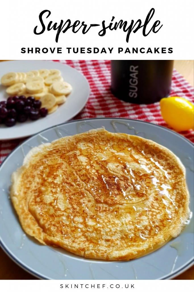 An easy pancake batter recipe that will make perfect Shrove Tuesday pancakes every time (although are great any time of the year!).
