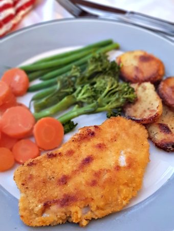 Breaded Pork Escalope Recipe with Sautéed Potatoes - Skint Chef