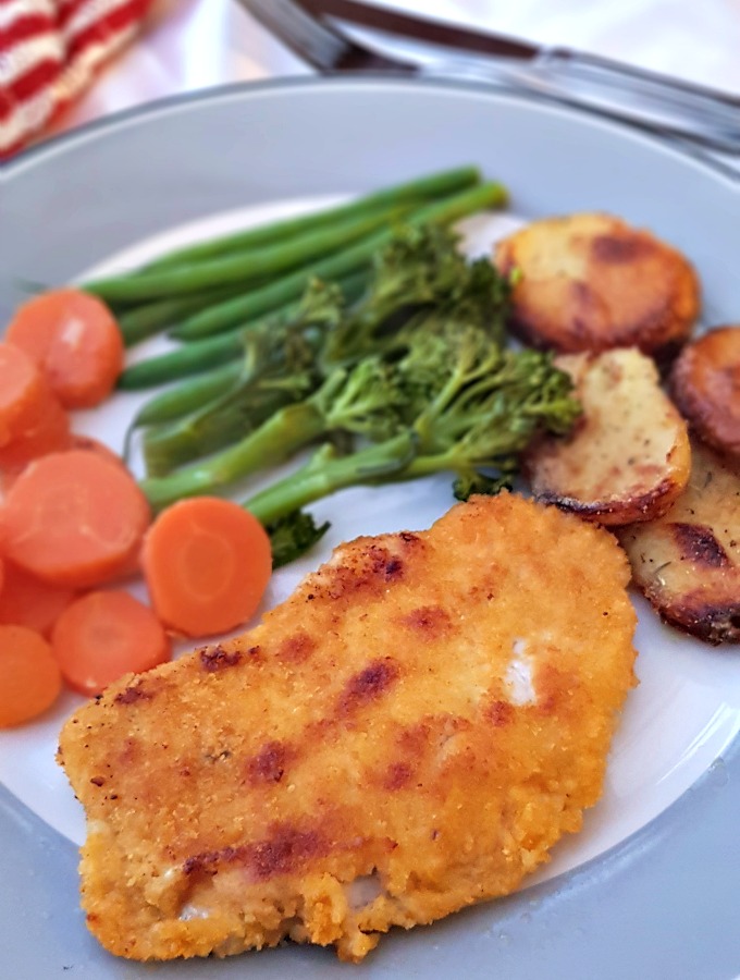 Breaded Pork Escalope Recipe with Sautéed Potatoes - Skint Chef