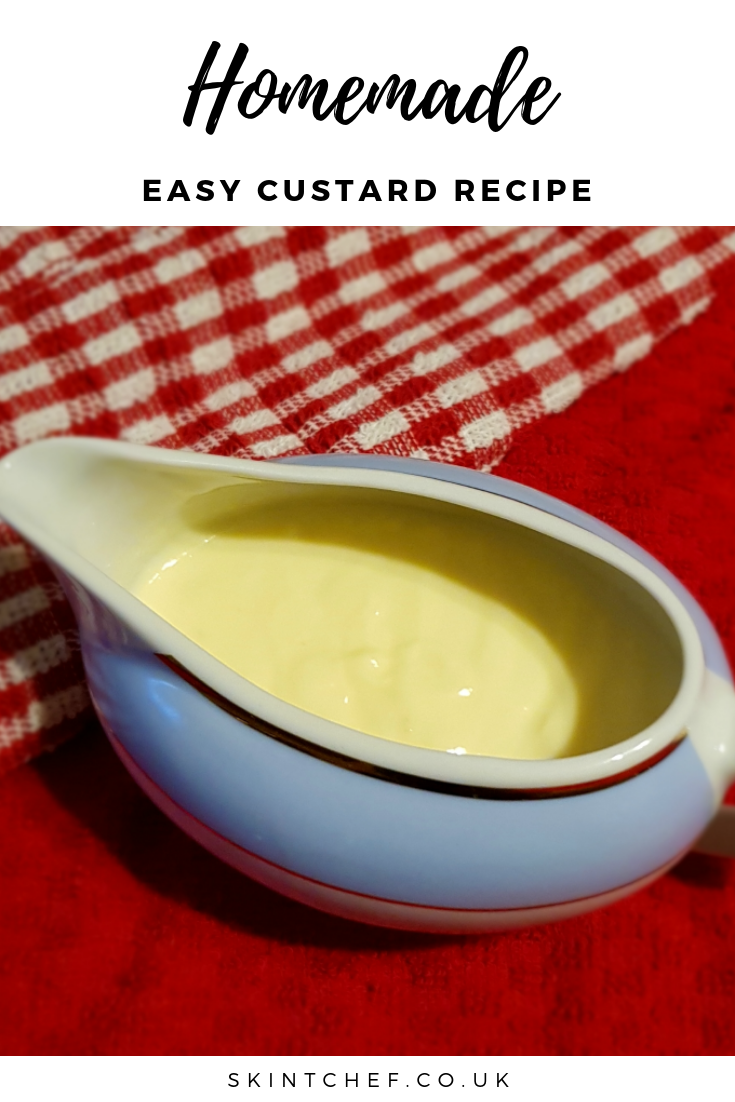 Use this easy custard recipe to make delicious thick custard at home with basic store cupboard ingredients - you'll never want to buy it again.