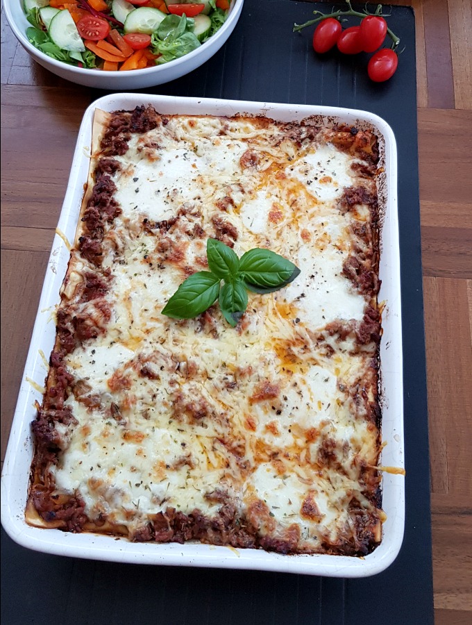There's nothing better than a homemade lasagne! This is a classic, yet basic and easy lasagne recipe that the whole family will love.
