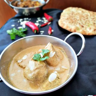 This easy Chicken Korma Recipe with coconut milk is a rich and creamy curry, without too much spice. It doesn’t take long to make so is perfect as a family-friendly mid-week meal.