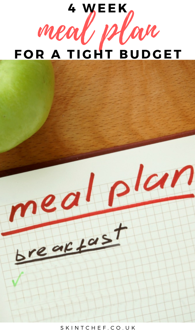 month budget meal plan