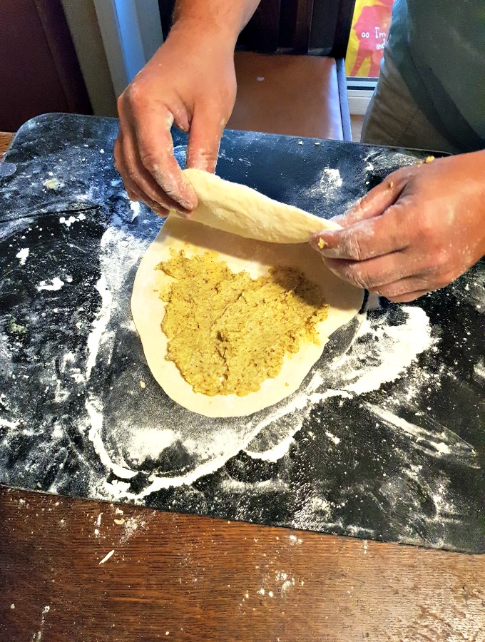 making peshwari naan recipe step 8