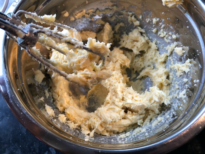 smooth butter and sugar mixture