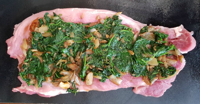 stuffing pork loin