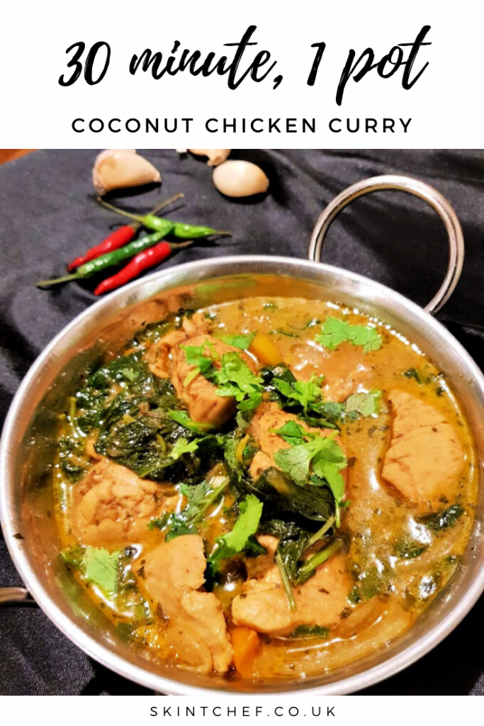 30 minute coconut chicken curry